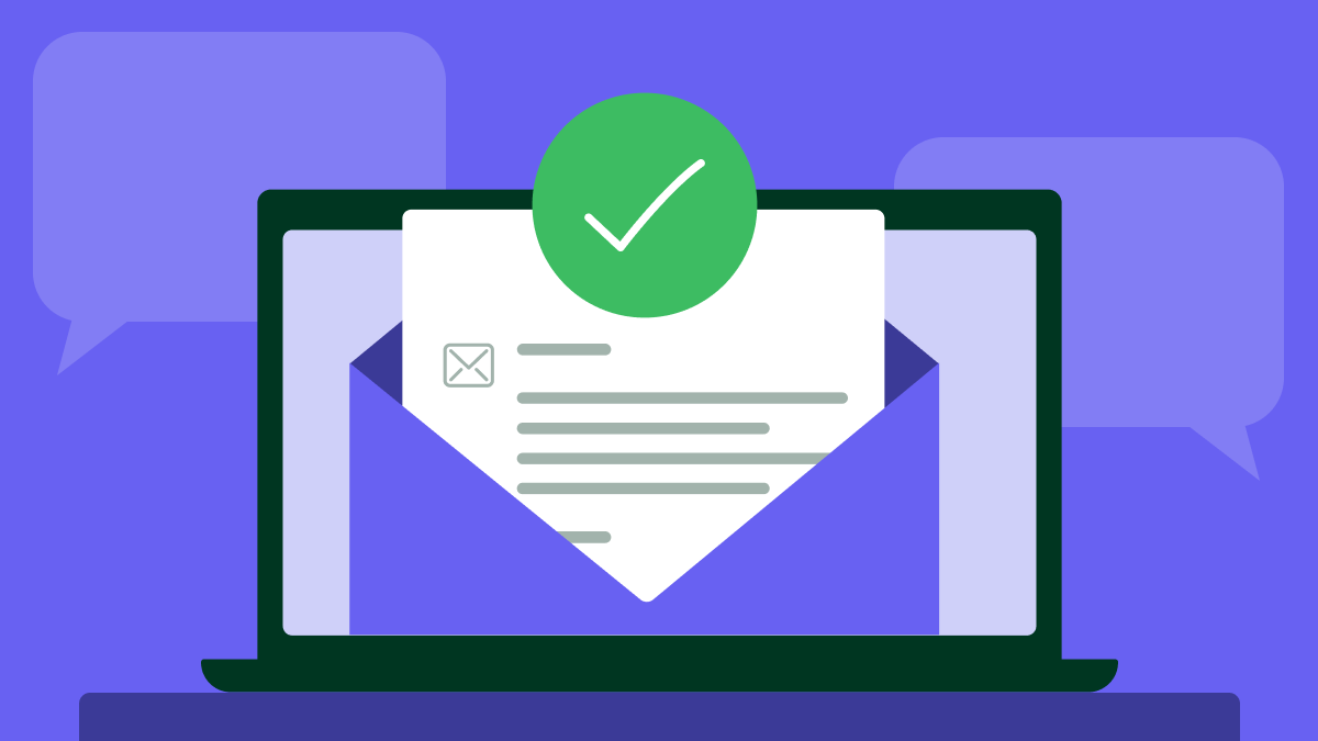 What is a confirmation email