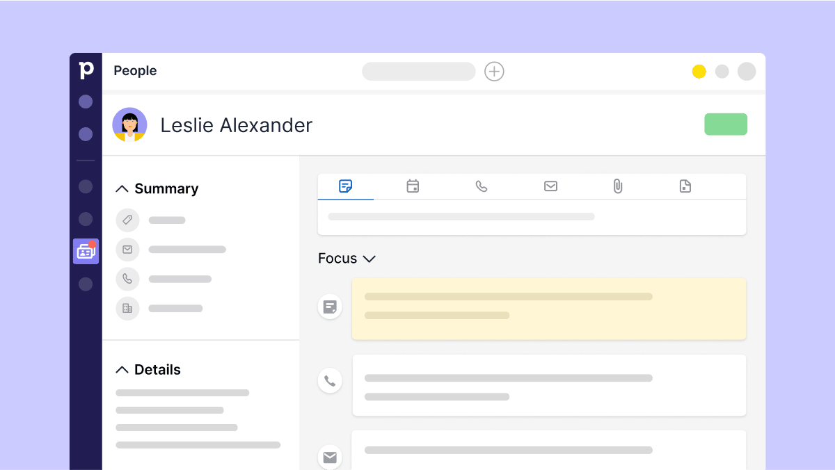 Widok szczegółów kontaktu